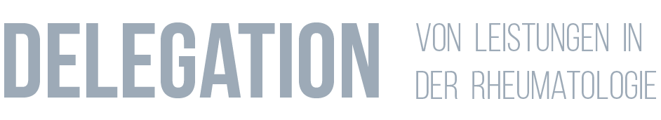 DELEGATION - Von Leistungen in der Rheumatologie